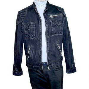 True Religion Denim Moto Jacket